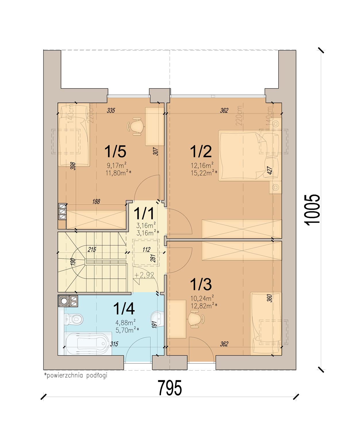 План мансарды