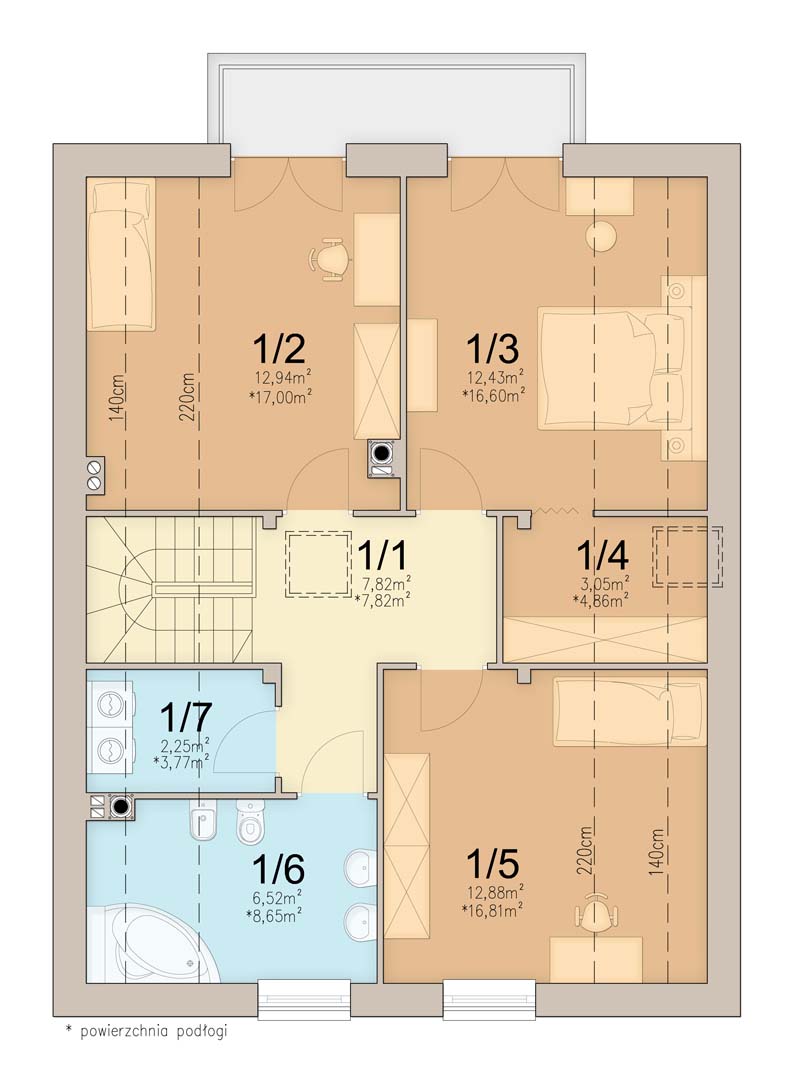 План мансарды