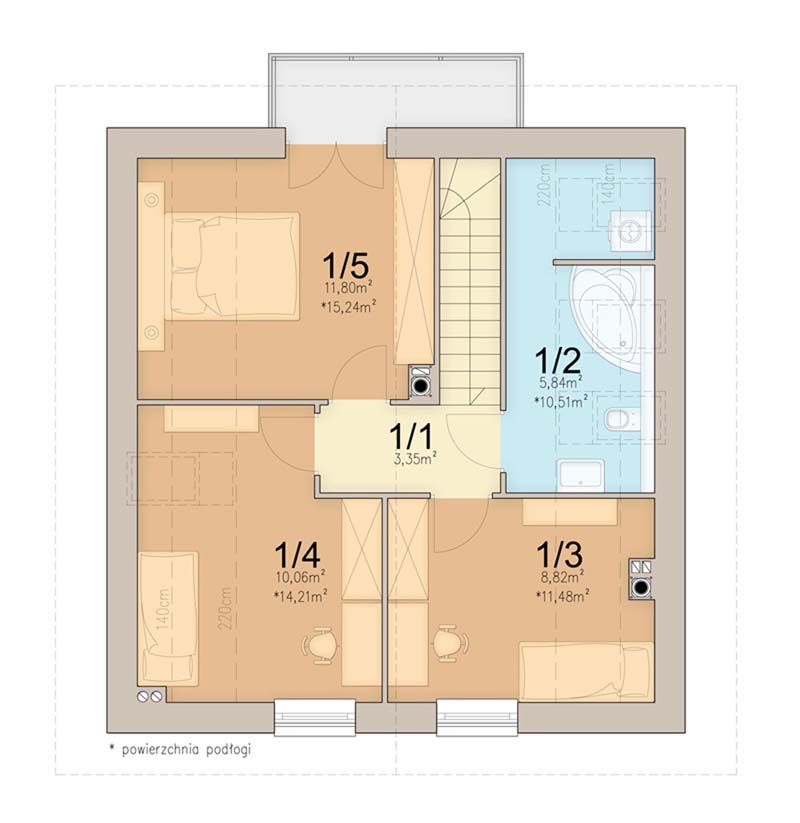 План мансарды