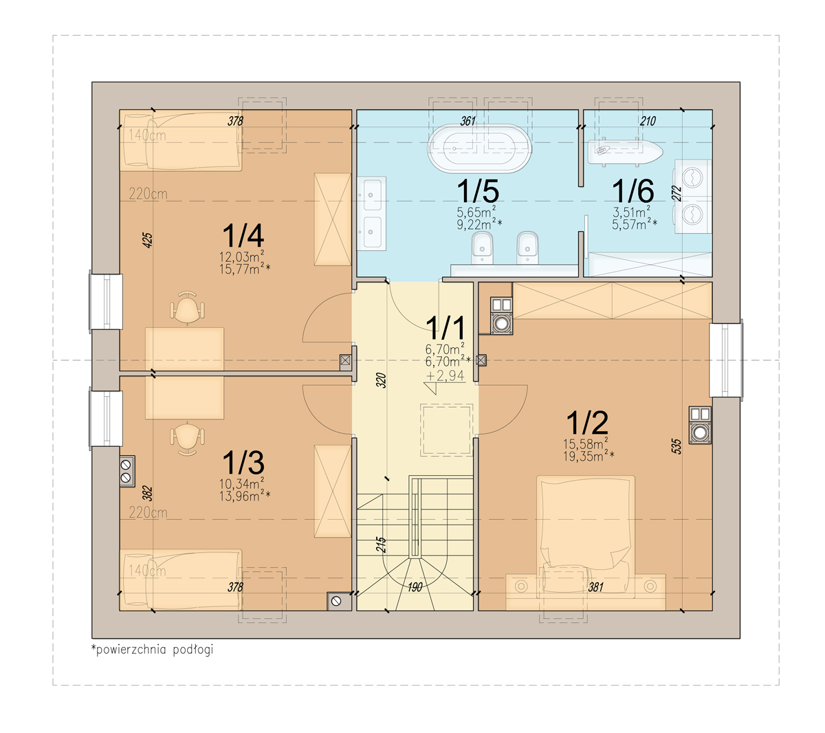 План мансарды