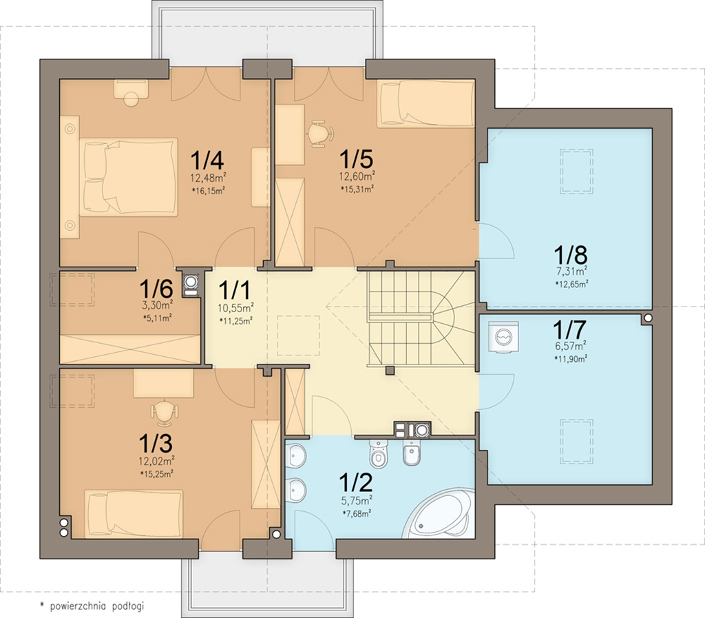 План мансарды