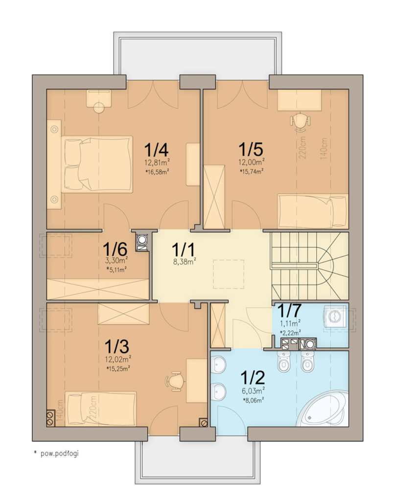 План мансарды