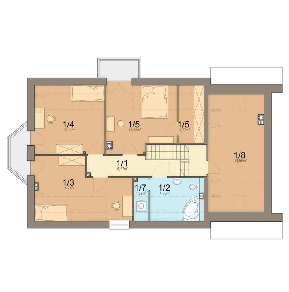 План мансарды